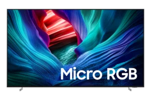 Samsung 115 Inch Class MICRO RGB Smart TV Front View Premium 4K AI Smart Television