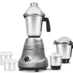 Orient Miracle 750 Watts Mixer Grinder with 3 Stainless Steel Jars and 2 Storage Jars – Powerful Blender Juicer for Kitchen Use in Bangladesh