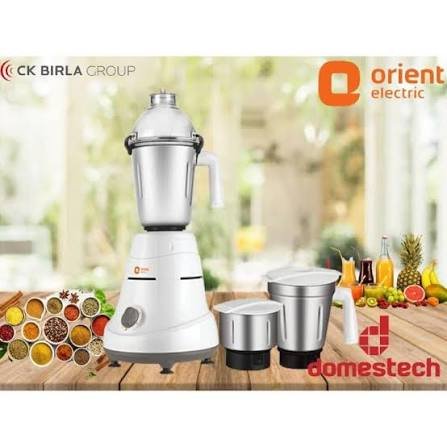 Orient Adele 750 Watts Mixer Grinder Blender Juicer with 3 Jars