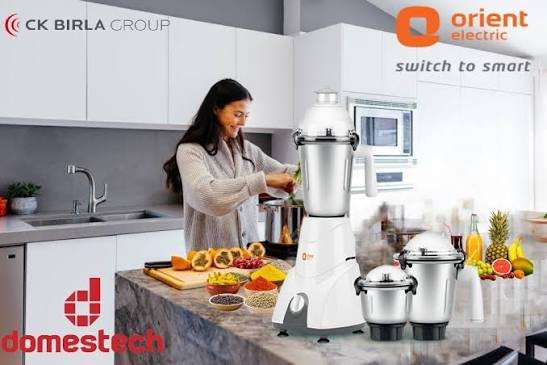 Orient Amaze 600 Watts (3 Jars) Mixer Grinder Blender Juicer with Stainless Steel Jars - Best Price in Bangladesh