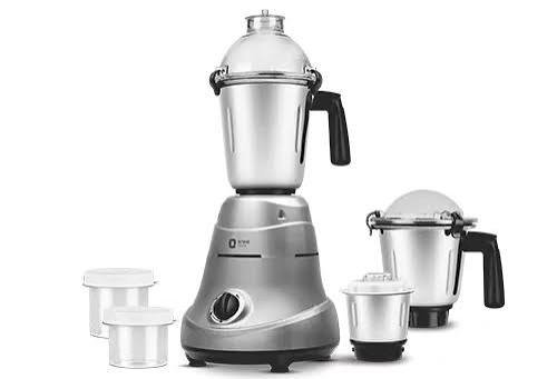 Orient Miracle 750 Watts Mixer Grinder with 3 Stainless Steel Jars and 2 Storage Jars – Powerful Blender Juicer for Kitchen Use in Bangladesh