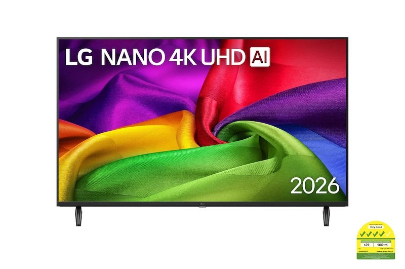 65 Inch LG NANO 4K UHD AI NU80 Smart TV