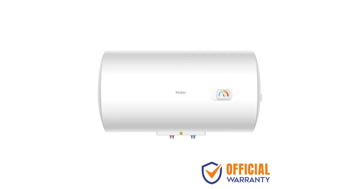 Haier ES30H-CK3(BD) 30 Litre Horizontal Electric Water Heater with UMC Inner Tank and Shock Proof Technology Haier ES30H-CK3(BD) 30 Litre Horizontal Electric Water Heater with UMC Inner Tank and Shock Proof Technology