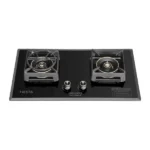 FIESTA FGH-8212C 2 Burner Gas Cooker with Black Marble Panel Design