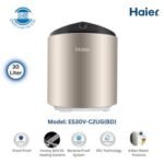 Haier ES30V-C2UG(BD) 30 Litre Vertical Electric Water Heater with 2200W Heating Power and Shock-Proof Protection