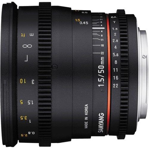 Samyang 50mm T1.5 VDSLR AS UMC Lens for Sony E Mount - Image 1
