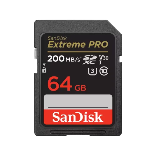 extreme-pro-64gb-200mbps-01-500x500 SanDisk Extreme PRO 64GB 200mbps SDXC UHS-I Memory Card ( SDSDXXU-064G-GN4IN ) - Image 1