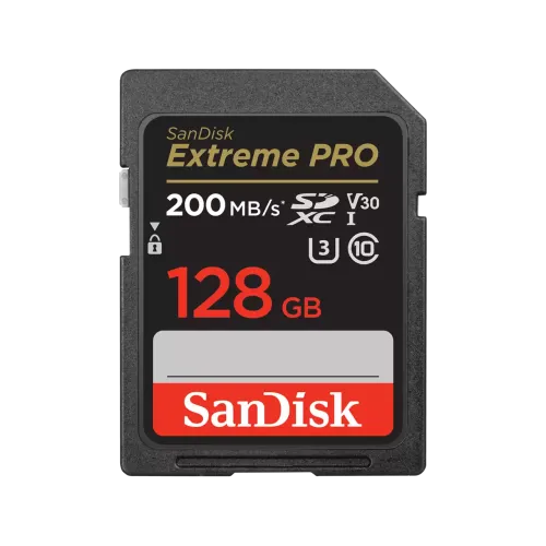 SanDisk Extreme PRO 128GB 200mbps SDXC UHS-I Memory Card (SDSDXXD-128G-GN4IN) - Image 1