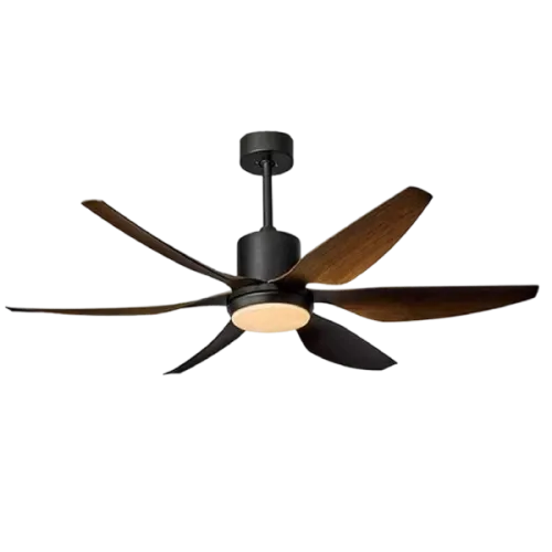 Qulik Silex 54" Decorative Silent Ceiling Fan With Light and Remote