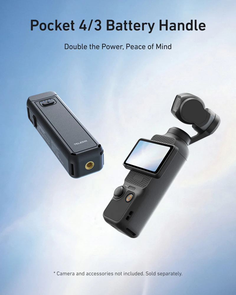 Battery Handle for DJI Osmo Pocket 4/3