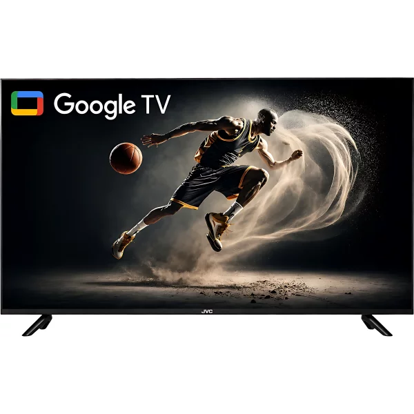 JVCO J65GQ26W 65 Inch 4K UHD QLED Google Smart TV Front View